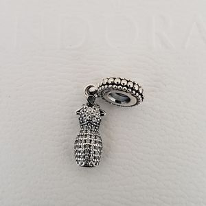 👗Authentic Pandora ⭐️RETIRED⭐️ DRESS DANGLE CHARM